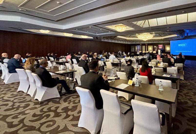 border_mgmt's tweet image. Our CEO Sharon Ayley opens our 2023 Middle East Summit to a packed house here in Dubai #ibmatafamily