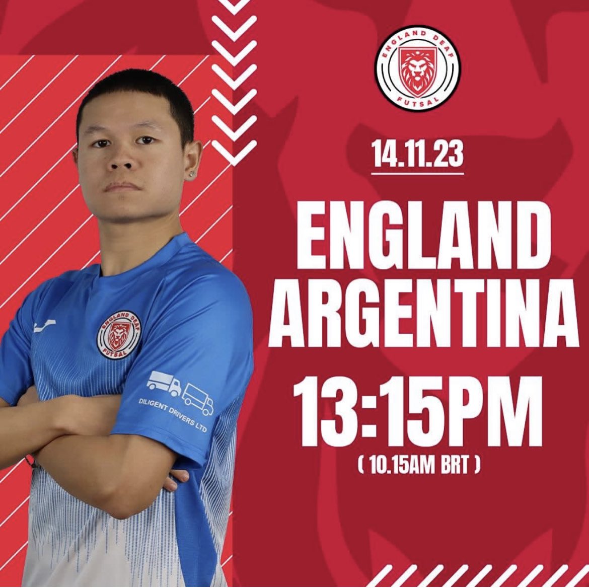 engdeaffutsal's tweet photo. Matchday 4

Day 5 - the battle for 9th-12th place - we take on Argentina, the mighty South American team. This will be our first time playing against the Argies in our futsal history and we hope it starts with a win!🤞🏽

Watch the game live! https://t.co/CIA7tLAJPv https://t.co/ps56c0sdqL