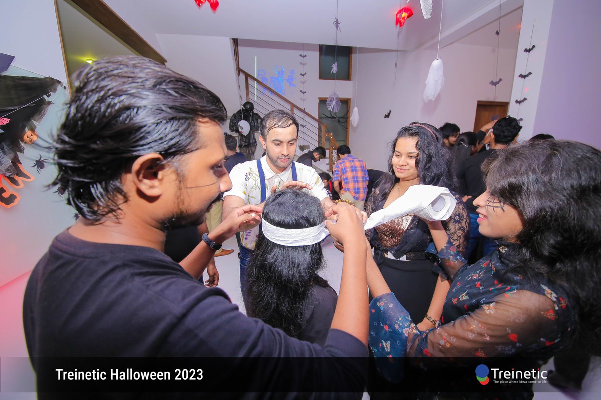 Treinetic's tweet photo. Treinetic has celebrated Halloween in style! From creepy costumes to chilling decor, we embraced the spooky spirit. Frights, delights, and all things in between

Here are some snapshots of our hauntingly good time! 🎃👻

#TreineticHalloween #SpookySpectacle #Halloween https://t.co/iRKyzQlN09
