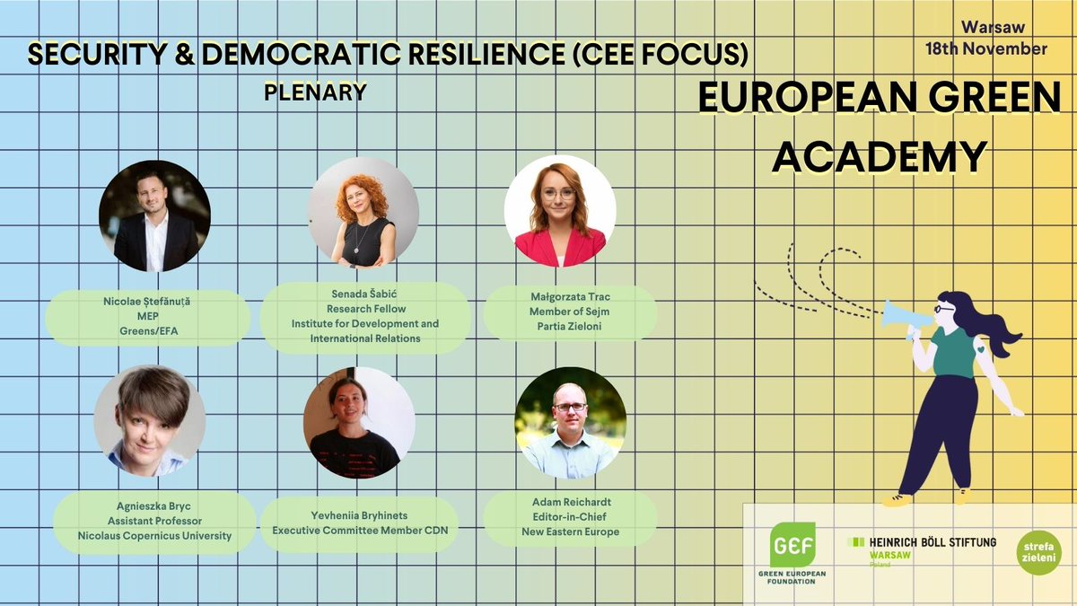 #EGA23 starts this Friday!⌛️ Diverse green actors, activists, politicians & academics from all over the EU will gather in Poland this weekend to explore salient green issues including Democratic Resilience & Peace & Security 🌻 The full programme 👉 link.gef.eu/EGA-23