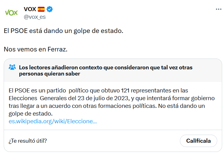 xqTTs's tweet photo. Las notas de contexto están destrozando a todos los que quieren propagar bulos. 

Seguramente lo más salvable de esta red social en 2023. https://t.co/iPtDSBji3z