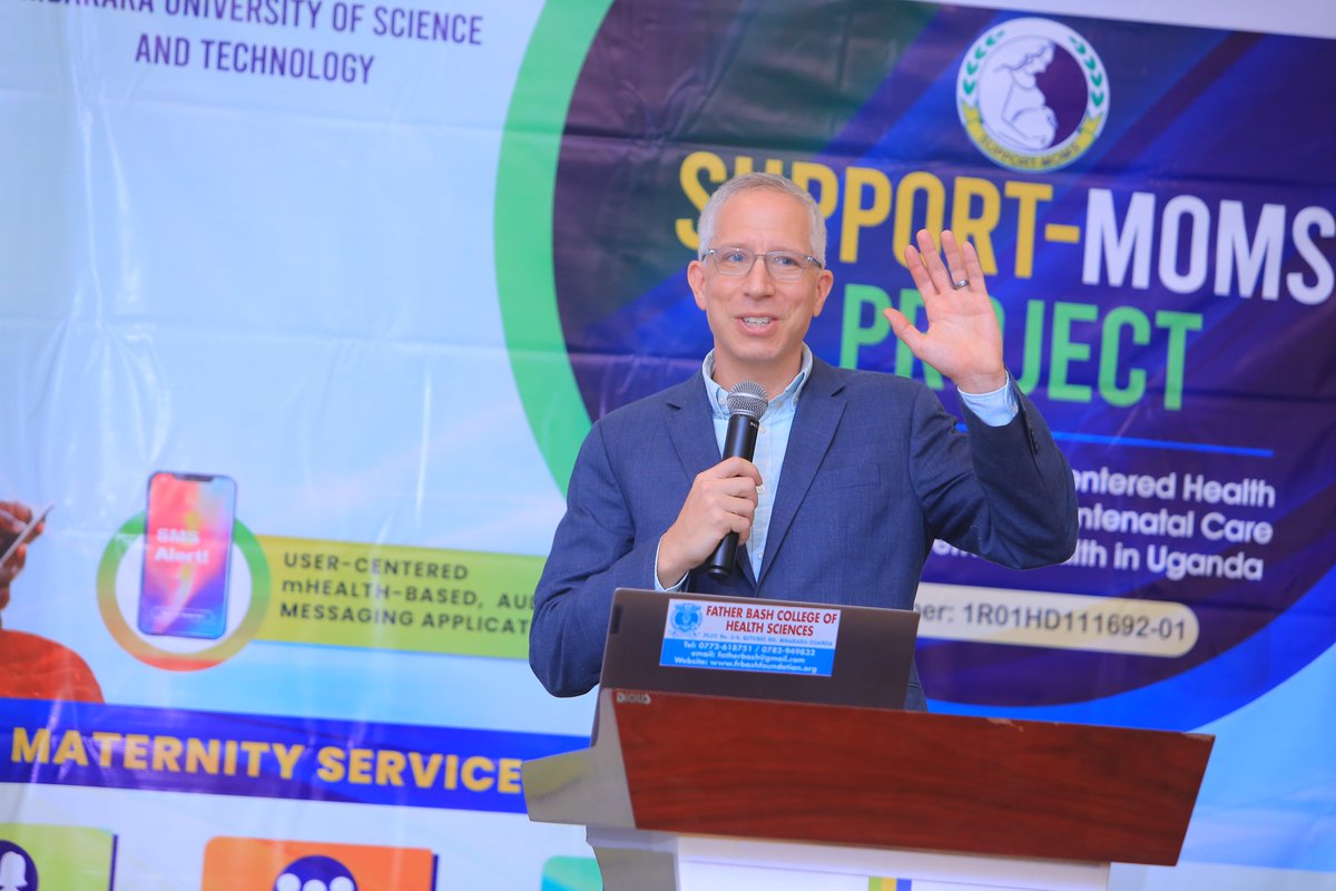 Dr. Mark Siedner from Harvard Medical School also gave his remarks. He thanked Dr. Esther Cathyln Atuku nda for her tireless efforts towards the SUPPORT-MOMS Project
#SupportMomsLaunch2023