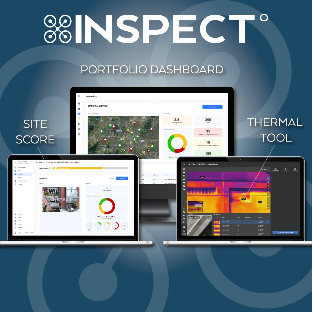 🆕 🚀 FairFleet Product Update: New INSPECT Features Live 🆕 🚀

New Features include:
📊 SITE SCORE 

🗂 PORTFOLIO DASHBOARD 

🌡 THERMAL ANALYSES 

🌐 360° PANORAMA

#fairfleet #inspect #proptech #property #inspection #realestate