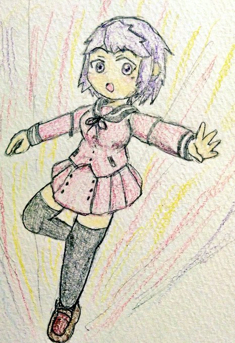 #このタグを見た人は推しの初描きと現在の絵を載せる 
2021年と2023年。だいぶ性癖に素直になりましたね 