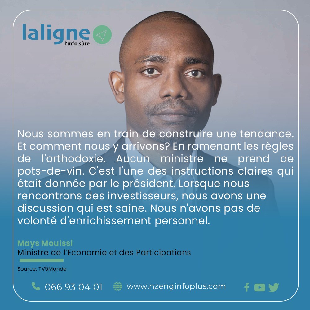 Laligne241's tweet photo. @mays_kinga était sur le plateau de TV5Monde hier soir pour décliner les objectifs du ministère dont il a la charge. https://t.co/zsntdpyCUg