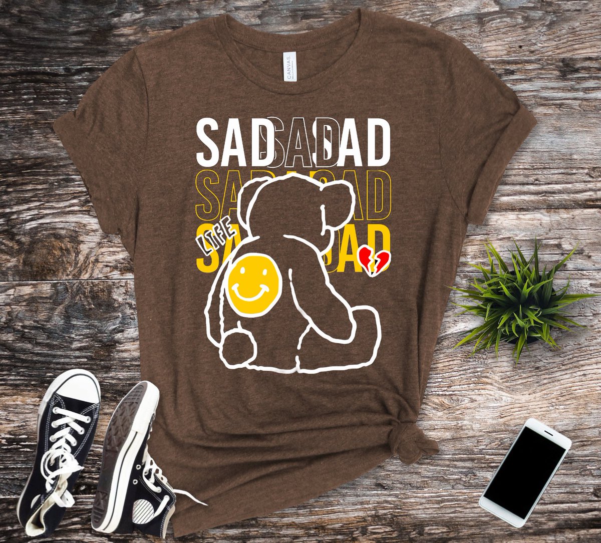 VividBrandStore's tweet image. “Sad Bear” 🐻 
The sad bear is here to remind us to keep smiling 😊 
!-!-! 30% DISCOUNT THIS NOVEMBER !-!-!
etsy.com/listing/159375…
#etsy #etsysales #etsyshop #bear #sad #love #smile #happy #sadbear #tee #shirt #freeshipping #discount #new #unique #unisex