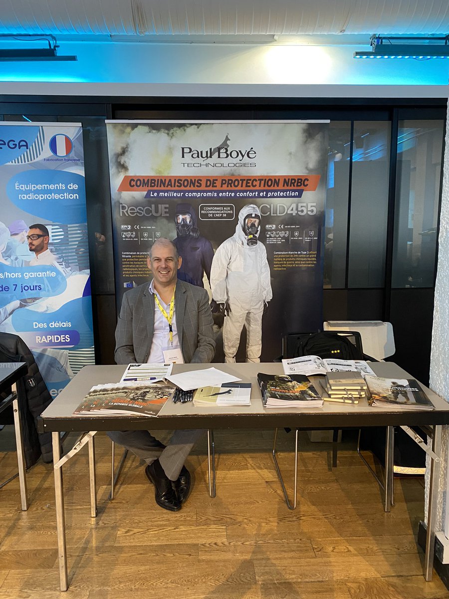Les EPI contre le risque radiologique 

Les sociétés qui nous accompagnent sur cet événement : 
IDEALEX 
LVM’Air
OUVRY
PAUL BOYE
PROMEGA

Merci à eux !!