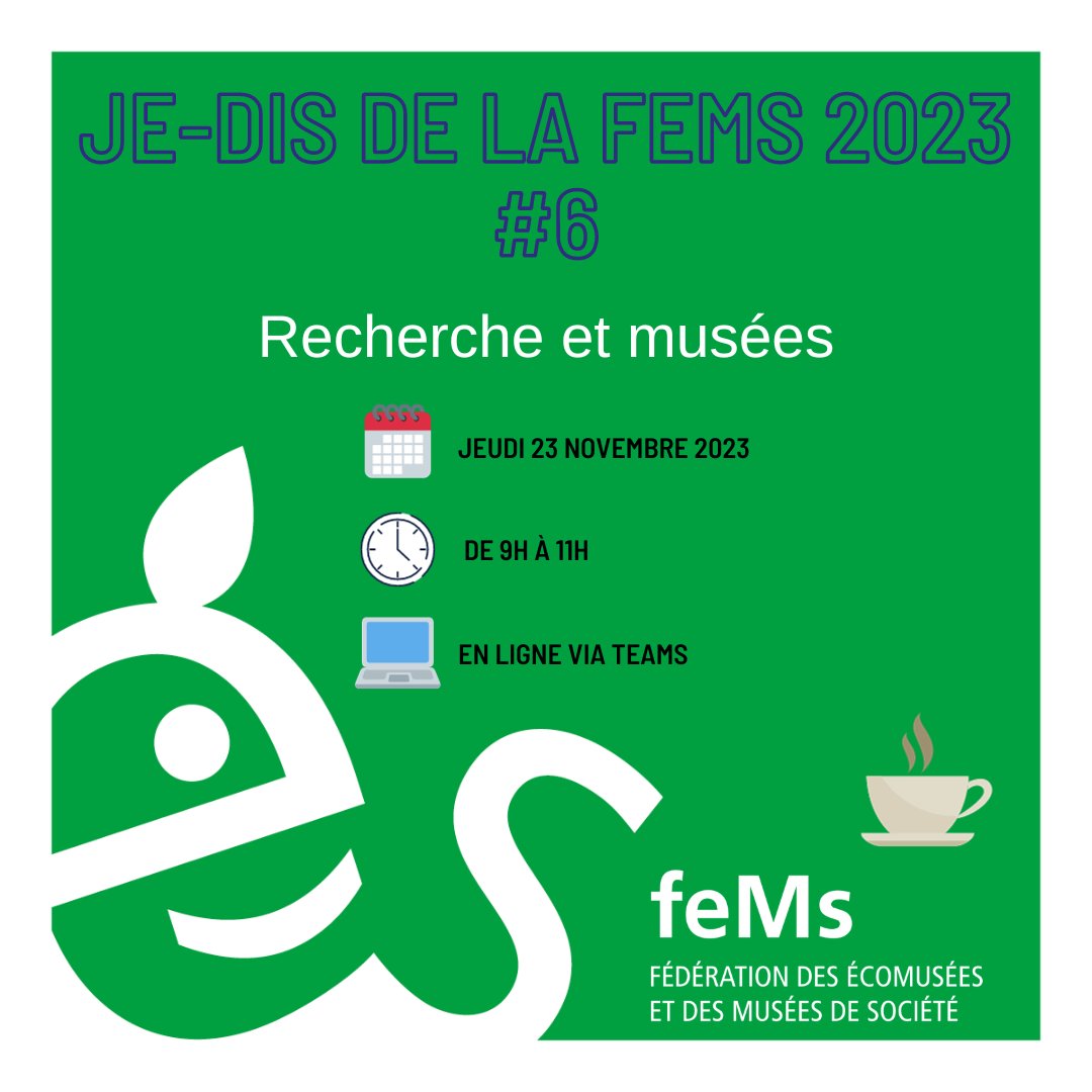 FEMS Fédération des écomusées et musées de société tweet media