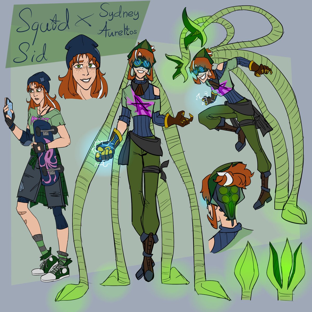 Rick_T19's tweet image. Sid's not like the usual Doc Ock you'd find in most universes, main thing you'd notice is that she's quite young compared to the Doc Ocks out there AND that she's the younger sister of a Spider, too! 
Meet Sydney Aurelios AKA Squid Sid (Formerly Squid Kid) 
#DocOck #Spidersona
