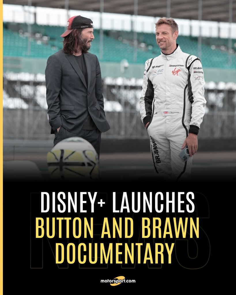 Disney + is releasing the Button and Brawn documentary, 'BRAWN: THE IMPOSSIBLE FORMULA 1 STORY' tomorrow (15 November). Will you be watching it? 👀 #F1