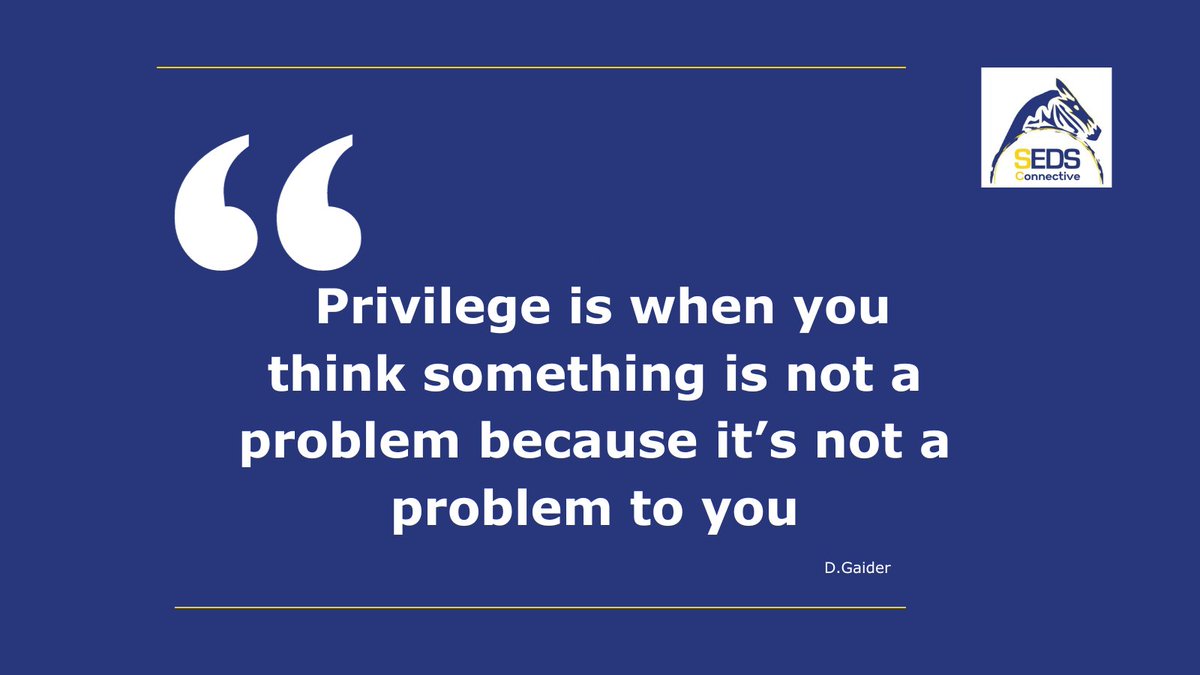 #Privilege  
#SharedPower 
#CollectiveVoice 
#EDS #HSD #Neurodivergence