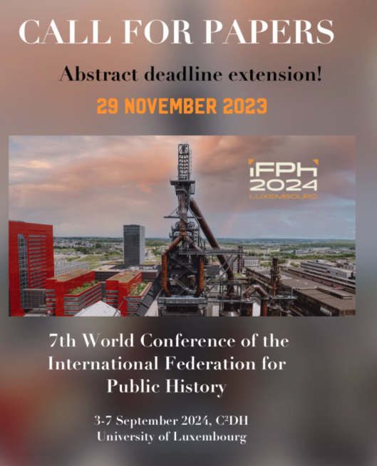 Check it out. Thanks for sharing ifph2024.sciencesconf.org #PublicHistory <a href="/PH_Weekly/">Public History Weekly (PHW)</a> <a href="/dg_history/">De Gruyter History ➡️ dgb-history.bsky.social</a>