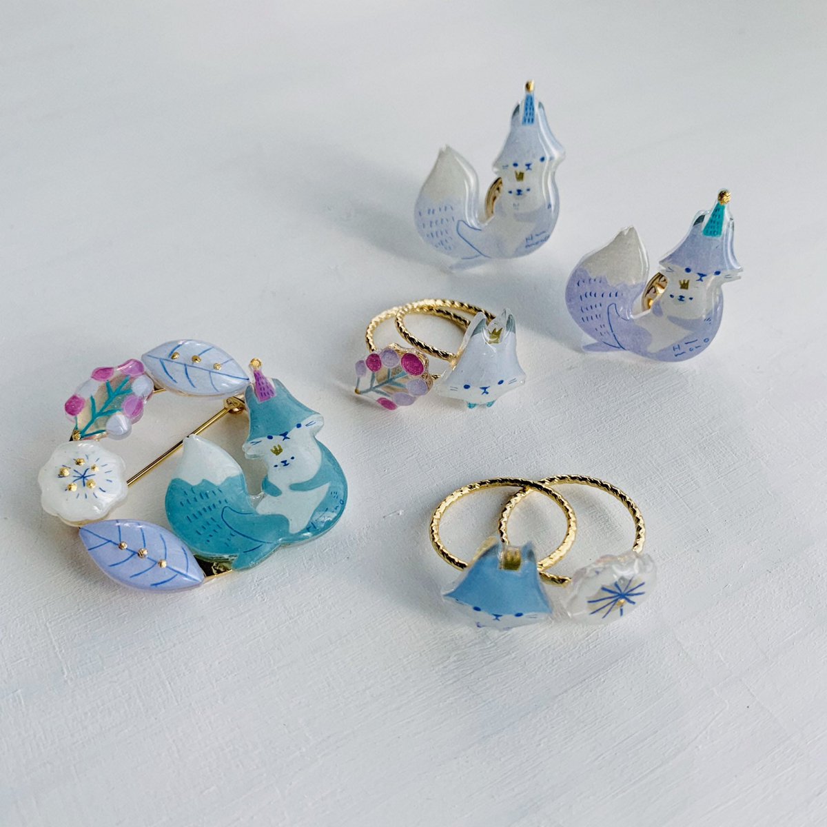 「キツネいろいろ  #個展forest =18日追納分=」|Halのイラスト