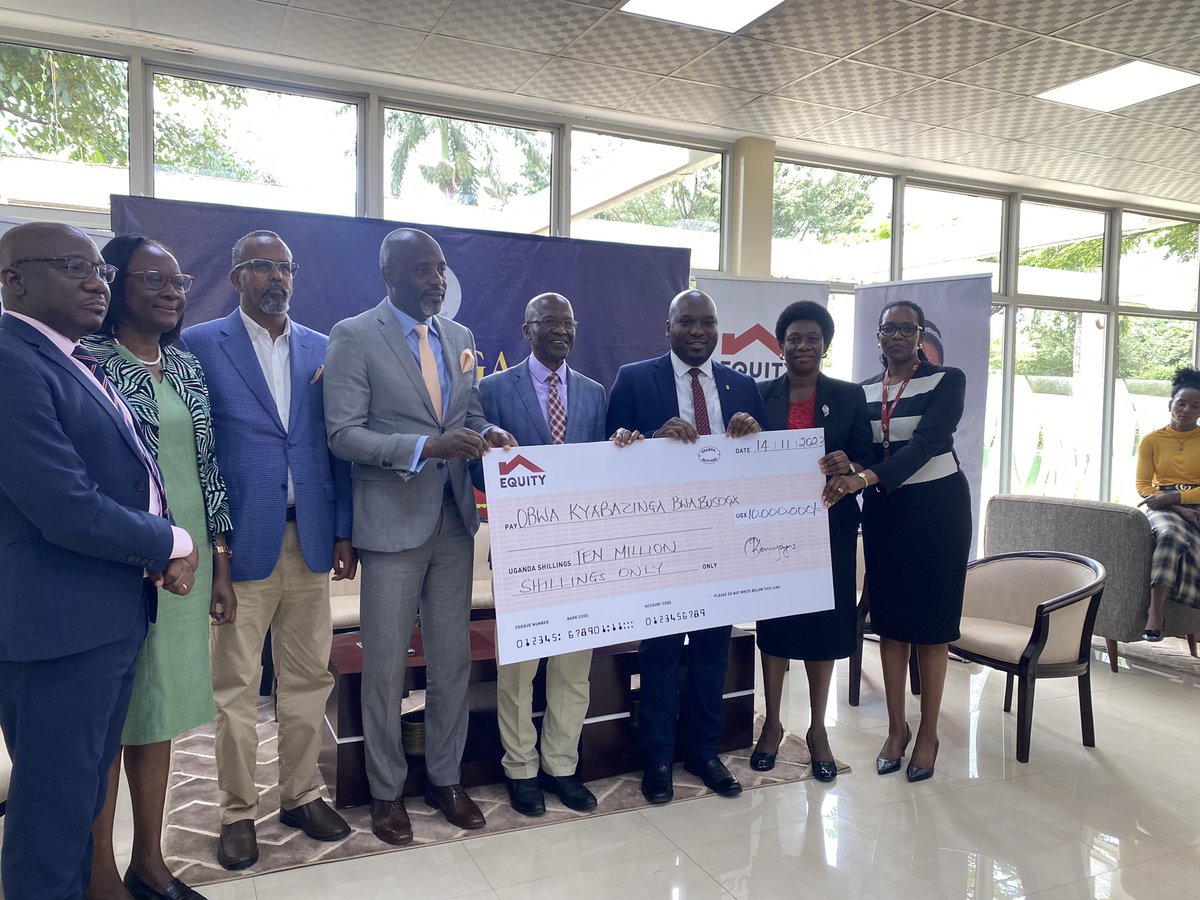 Equity bank is pleased to announce a contribution of UGX 10 million towards the #EmbagaYaMwenemu celebrations. 

The contribution demonstrates the bank's commitment to support the kingdom and its people.