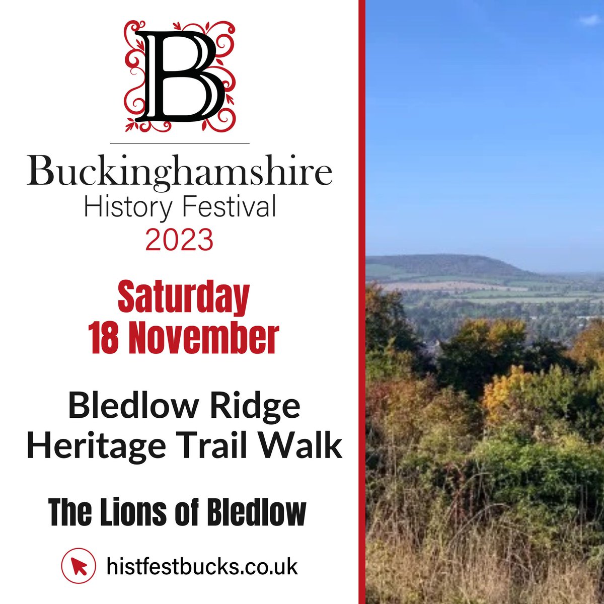 Don't forget! We've got a fantastic historic walk taking place this Saturday, all thanks to @ChilternsAONB! As you walk, you can learn all about the archaeological wonders hidden in our countryside.

Book your tickets here: bookwhen.com/ccb/e/ev-sjhi-…