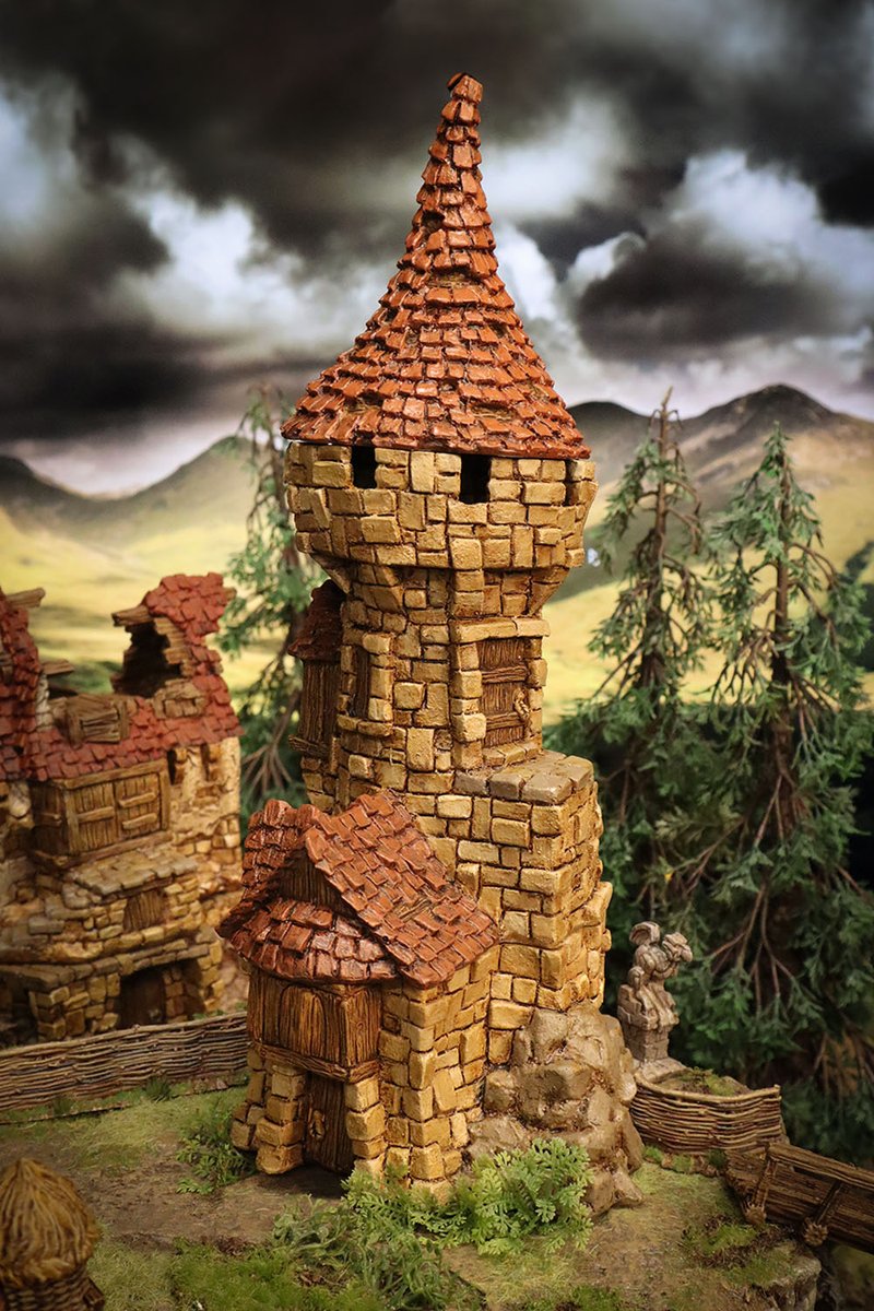 The Tower now serves as the laboratory of the venerable apothecary, though its newly tiled roof does little to hide its more militant origins. The Tower and more buildings from Hagglethorn Hollow are available now at ttgames.co.nz