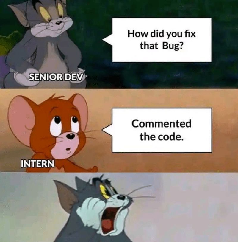 advisory_cxo's tweet image. Senior Dev: 'How'd you fix the bug?' Intern: 'Commented the code!' 😂 Share your funniest coding stories with us at advisorycxo.com! #CodingLaughs #DevStories 💻🤣