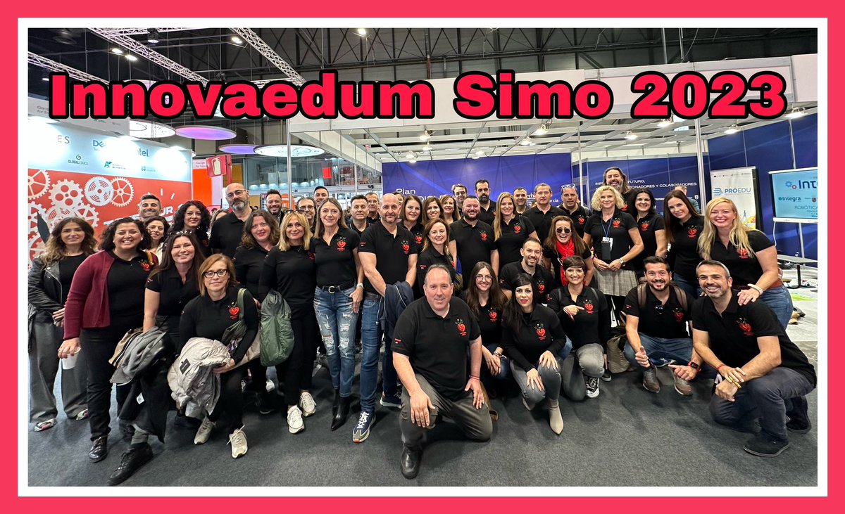 Ya estamos en <a href="/SIMOEDU_/">SIMO EDUCACIÓN</a> ❤️

#yosoydeinnovaedum #simo2023