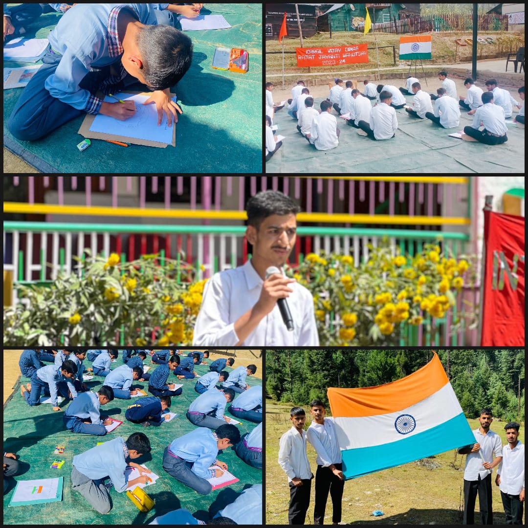 Nusaratkhan11's tweet photo. Painting Competition : "Rajat Jayanti Mahotasav”
#IndianArmy
#ProsperousKashmir
#YouthofKashmir
#VandeMaTaram
#SentinelsofLolab
#ProsperousKashmir https://t.co/KwnGMC7rRP