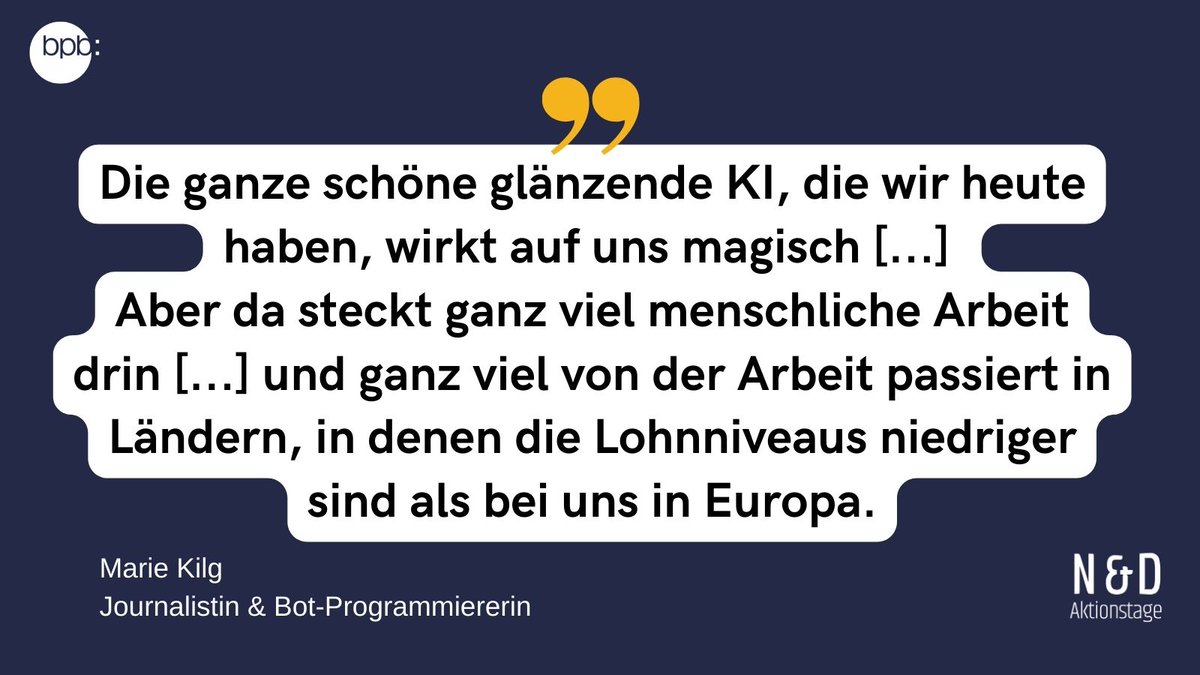 bpb.de (@bpb_de) on Twitter photo Seit #KünstlicheIntelligenz im Alltag vieler Menschen angekommen ist, führt ihr Einsatz vermehrt zu politischen und gesellschaftl. Debatten. Im Podcast "Werkstatt-Gespräch – #KI & Bildung" spricht <a href="/werkstatt_bpb/">werkstatt.bpb.de</a> mit verschiedenen Expert/-innen: bpb.de/540032 #ATNetPol Seit #KünstlicheIntelligenz im Alltag vieler Menschen angekommen ist, führt ihr Einsatz vermehrt zu politischen und gesellschaftl. Debatten. Im Podcast "Werkstatt-Gespräch – #KI & Bildung" spricht <a href="/werkstatt_bpb/">werkstatt.bpb.de</a> mit verschiedenen Expert/-innen: bpb.de/540032 #ATNetPol