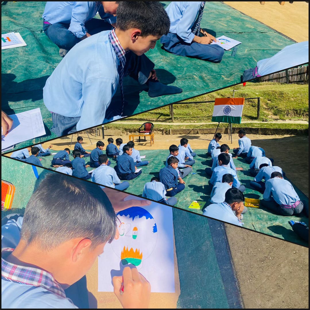 Nusaratkhan11's tweet photo. Painting Competition : "Rajat Jayanti Mahotasav”
#IndianArmy
#ProsperousKashmir
#YouthofKashmir
#VandeMaTaram
#SentinelsofLolab
#ProsperousKashmir https://t.co/KwnGMC7rRP