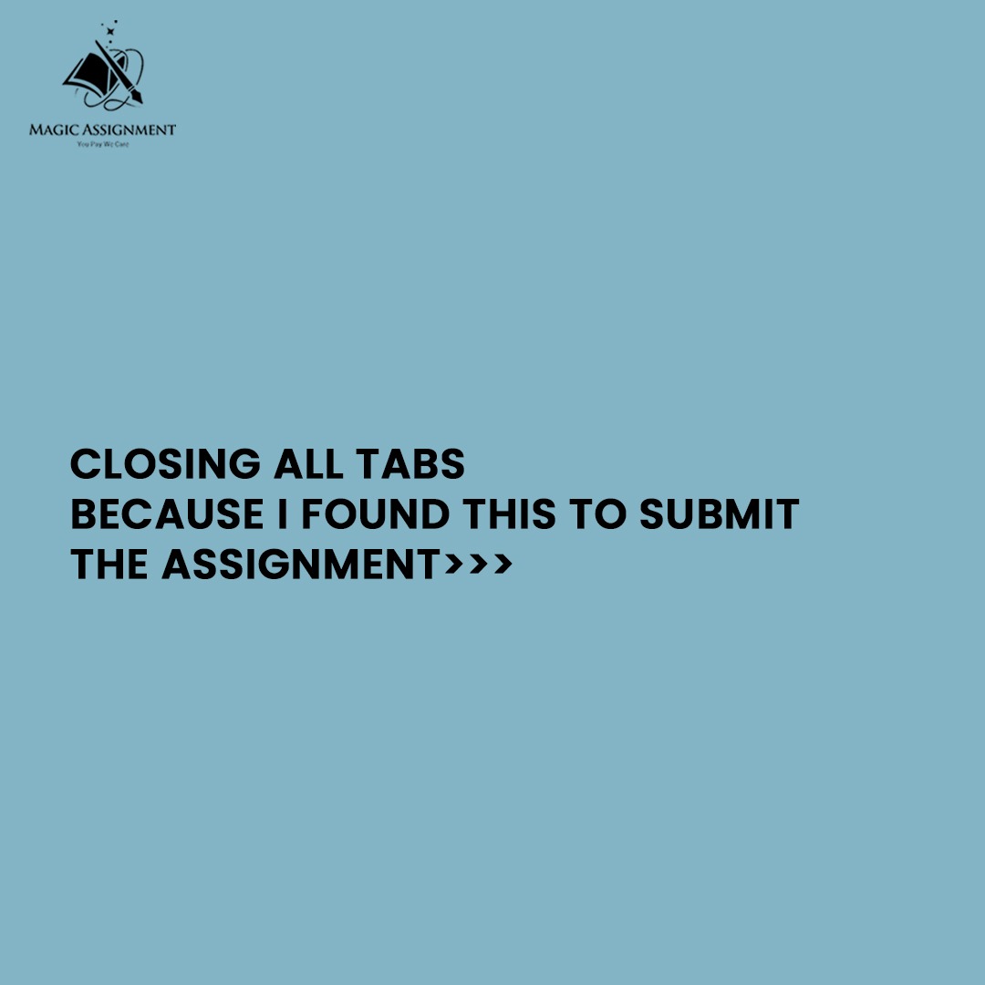 MagicAssignment's tweet image. Need writing help? such as assignments
? Thesis
?, Research paper
? Data analysis? PPT?, Homework? or any kind of study help?
We are here to help you.
Take my service, feel free & make glorious results.
Connect to know more
+91 75017 46747
lnkd.in/g74zKVZ7