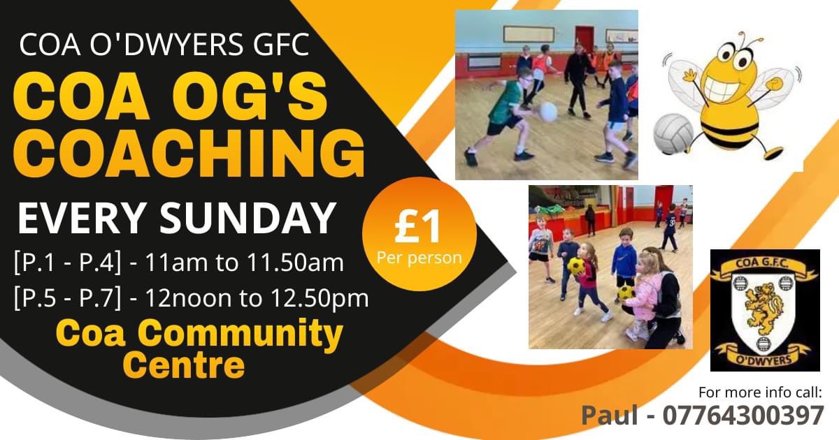 CoaODwyers's tweet photo. 🐝🐝 Back at it this Sunday, All welcome https://t.co/KchuP9OXRH