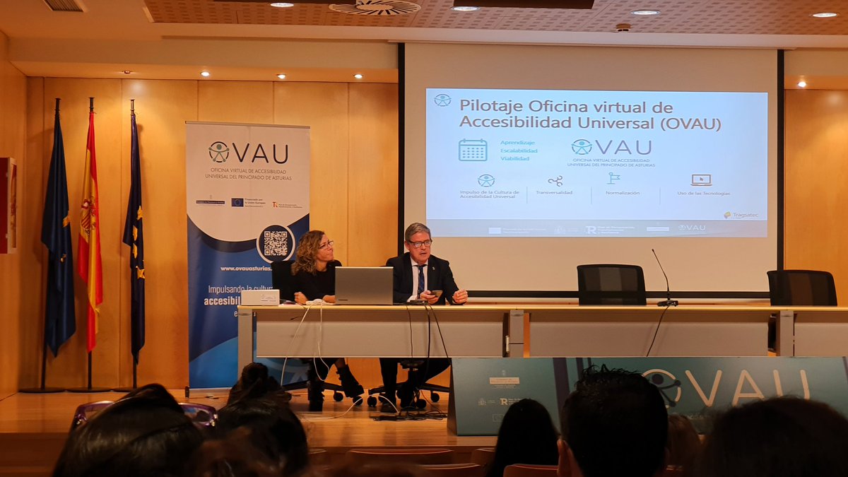 adepasorg's tweet photo. Hoy en la Jornada formativa en Accesibilidad Universal que organiza @socialasturias_ en #Oviedo
Inaugura la Jornada el director general de Promoción de la Autonomía Personal y Mayores, @EnRoNu 

@ovau_asturias
@plenasturias https://t.co/3vjeGxPVtF