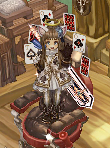 dechi_game's tweet photo. 自前トランプコス着てビューティーショップで薔薇の君のマジックカードを試着してみたら、エフェクトではなく背中コスでした。
お知らせでもエフェクトってなってたのにw
#ToSJP https://t.co/e1c68rcFf2