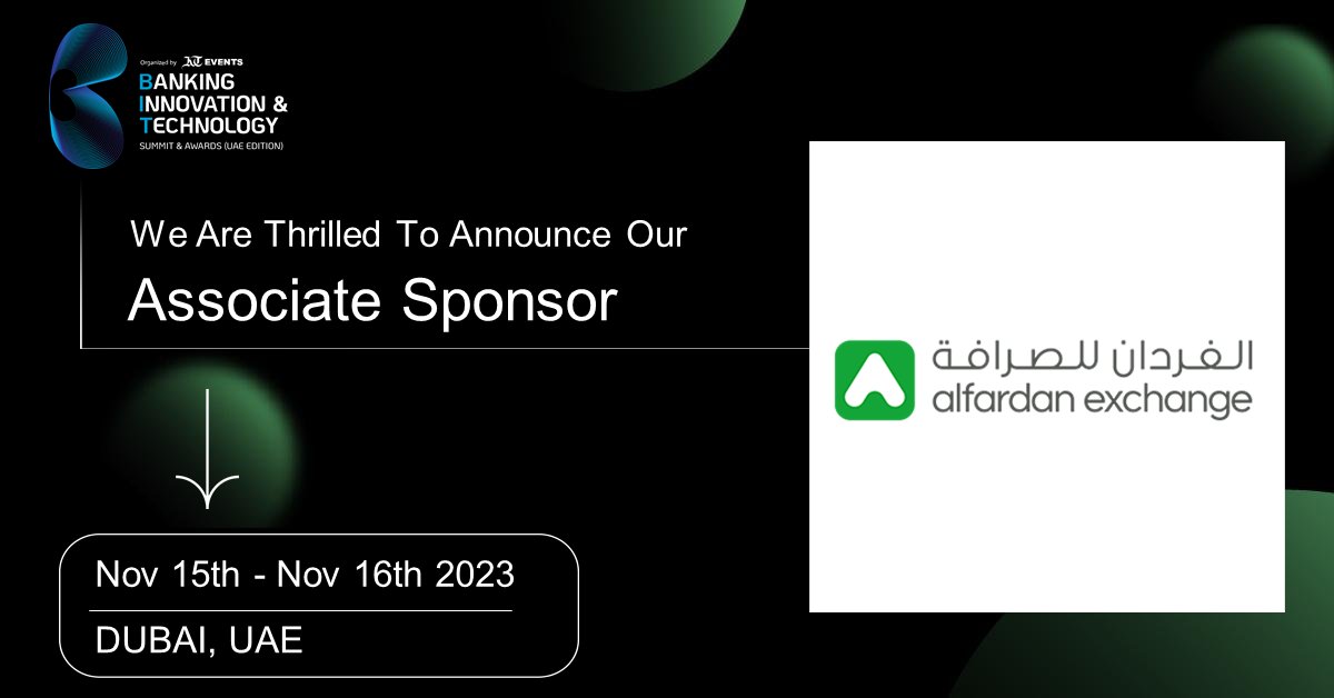 khaleejtimes's tweet photo. Thrilled to welcome Alfardan Exchange as our Associate Sponsor for BIT 2023 - The Banking, Innovation & Technology Summit! Join us at #BIT2023 for groundbreaking discussions fuelled by the support of Alfardan Exchange!
👉 https://t.co/HaRmDxUO0F https://t.co/cLWluPENIi