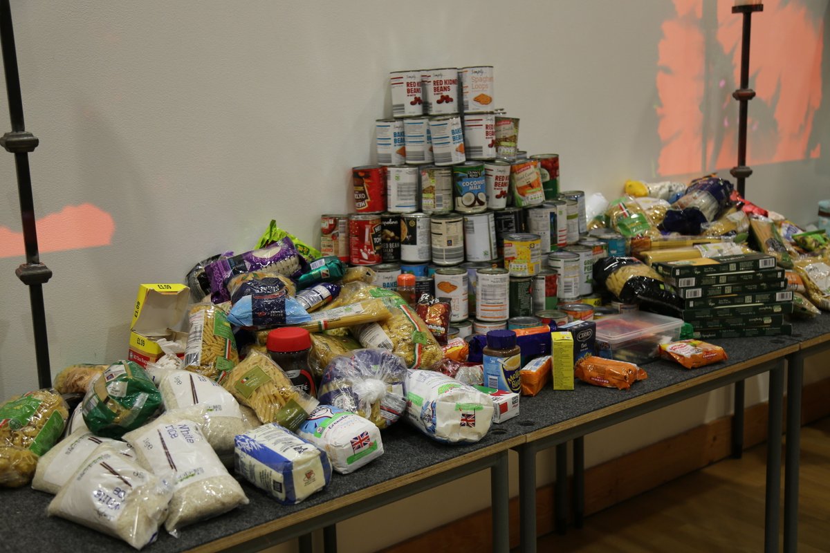 UrswickSchool's tweet image. To coincide with Remembrance, Year 7 and Year 8 have been thinking about being PEACEMAKERS: donating tins to the homeless @Providence_Row, and shoeboxes to @linktohope.  Sixth Former Arzu and Ali volunteered to help with the packing.