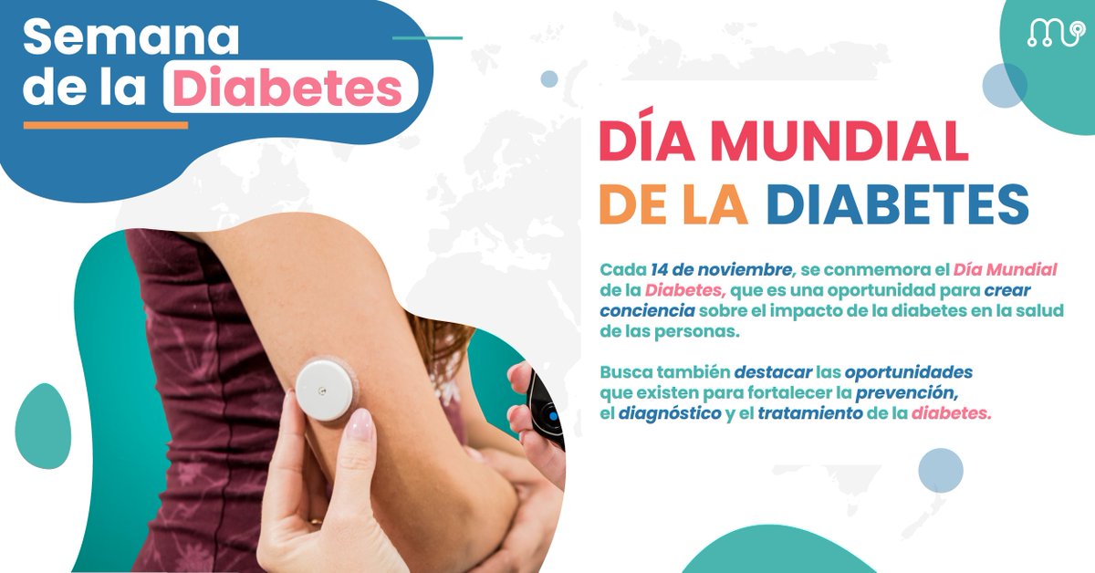 Día Mundial de la #Diabetes
Hoy buscamos crear conciencia sobre el impacto de la diabetes en la salud de las personas. Así como destacar las oportunidades que existen para fortalecer la prevención, el diagnóstico y el tratamiento de la Diabetes.