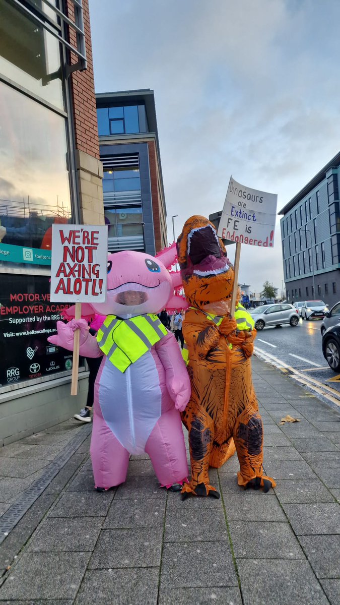 Bolton College is striking over pay and workloads 14th 15th 16th