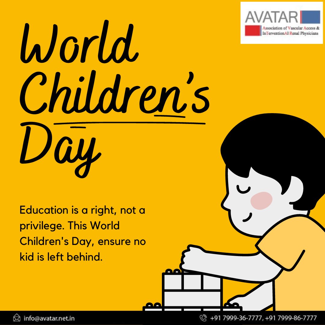 Education is a right, not a privilege. This world #childrenday ensure no kid is left behind