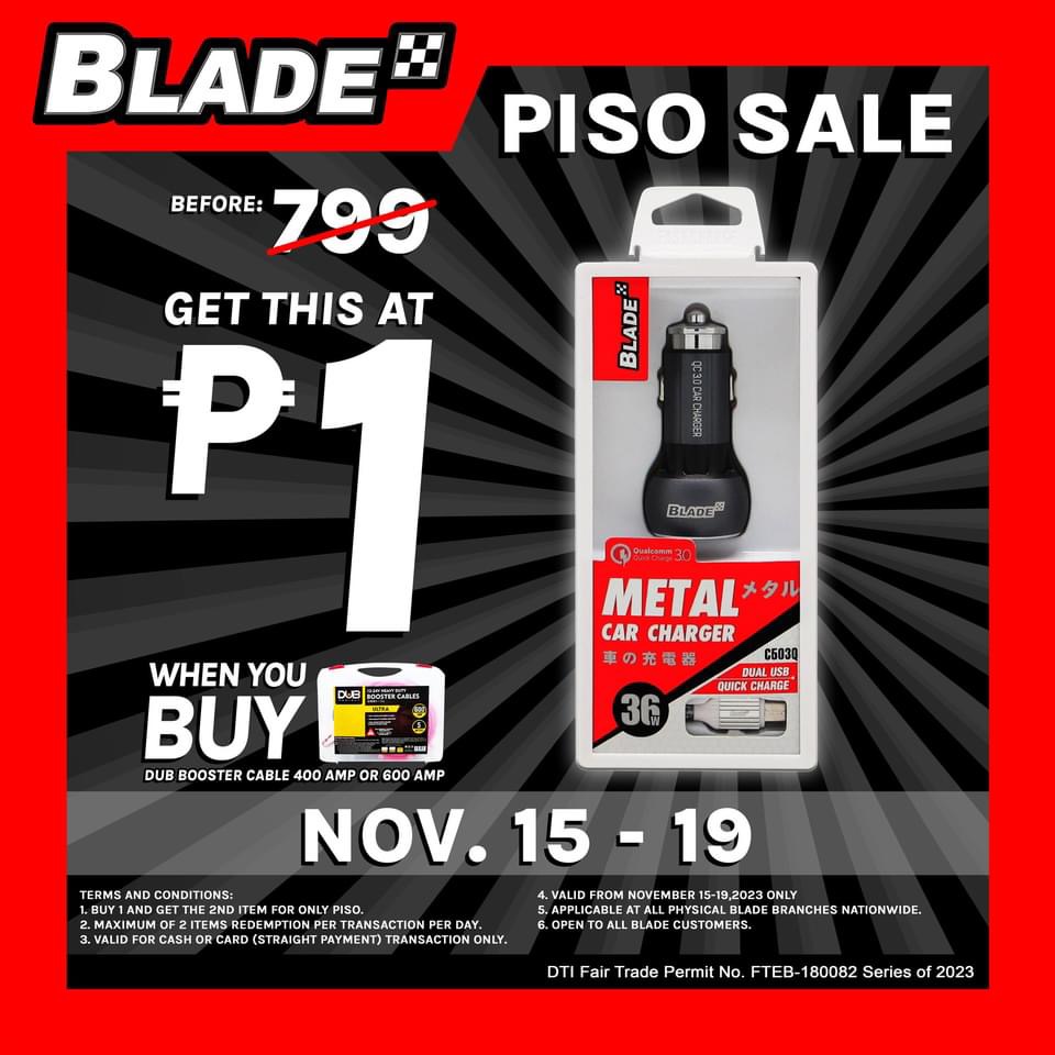 MarketMarketBGC's tweet image. Shop at Blade at the 3/F and get your early Christmas present this November 15-19, 2023!

#itsBladeitsBetter #BladePH #FunInTheFInds #iLoveMarketMarket