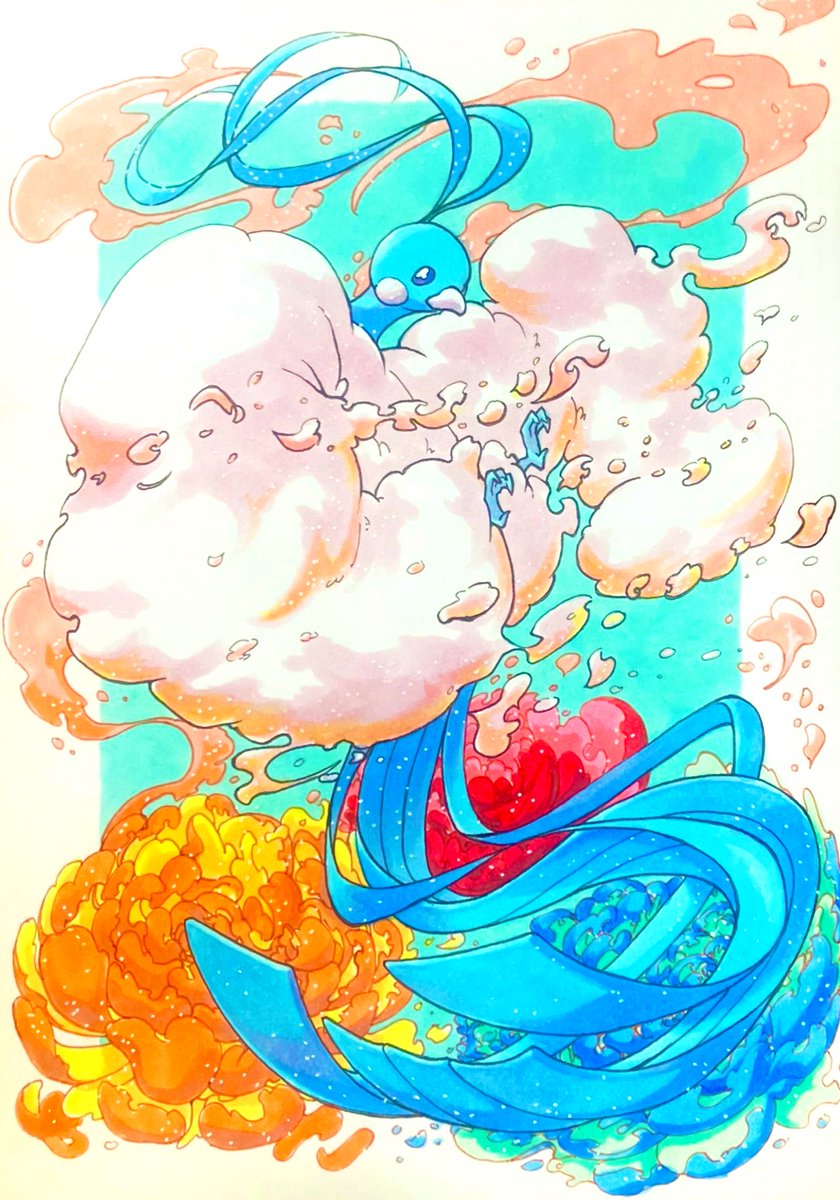 ranklby_19's tweet photo. ⑦チルタリス
#チルタリス #ポケモン #イラスト https://t.co/fs6I7wh2tJ