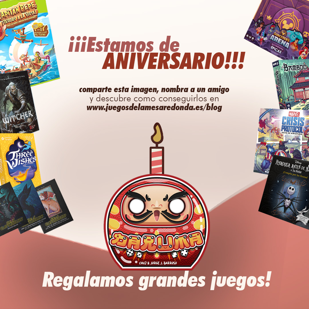 Juegos_Mesa_RD's tweet photo. Estamos de Aniversario! Cumplimos... ¡11 años! y lo celebramos sorteando !9 juegos!

Para participar, comparte esta imagen, nombra a un amigo en esta publicación y haz un pedido en nuestra tienda en el periodo promocional.

Más información en https://t.co/XWVCtqDJkF https://t.co/GwKNlePoJd