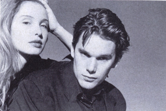 TheCinesthetic's tweet photo. Julie Delpy &amp; Ethan Hawke for Interview Magazine, 1995. https://t.co/tMkmFlrSXk