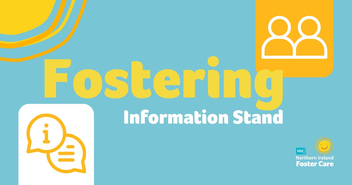 Stop by our fostering info stands to hear about the types of fostering available and support we offer. 🔹Fri 17 Nov: Lurgan Town Centre, Twilight Market, 6– 9pm 🔹Sat 18 Nov: Portadown Town Centre, Twilight Market, 6–9pm 🔹Fri 24 Nov: Banbridge Town Centre, Twilight Market, 6–9pm