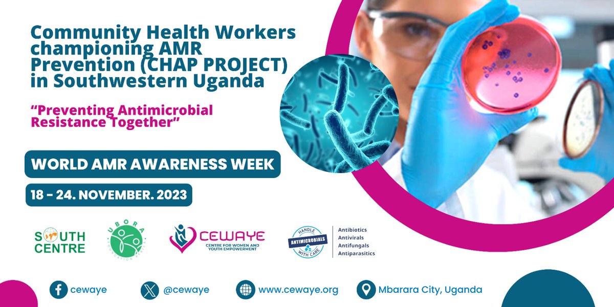 This year's  WAAW 2023, we are empowering health workers in lower level health facilities of Mbarara District with knowledge of AMR prevention, infection prevention and control measures, and antimicrobial prescription practices,  thanks to <a href="/South_Centre/">South Centre</a> and partners for support
