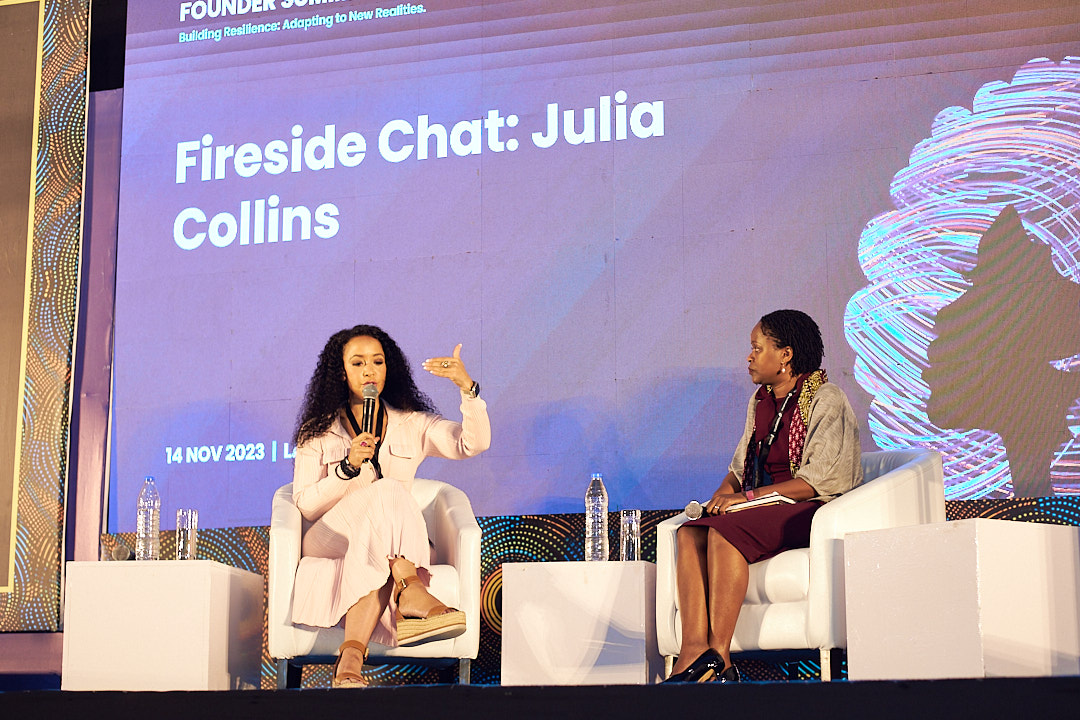 TLCOMCapital's tweet photo. Shared moments from @PlanetFWD’s @JuliaCollins’ keynote and fireside chat alongside TLcom Partner, @AMuforo on valuable insights of her experience as a successful serial tech entrepreneur.

#TLcomFemaleFounders23 #TLcomCapital https://t.co/VESc6mcaMB