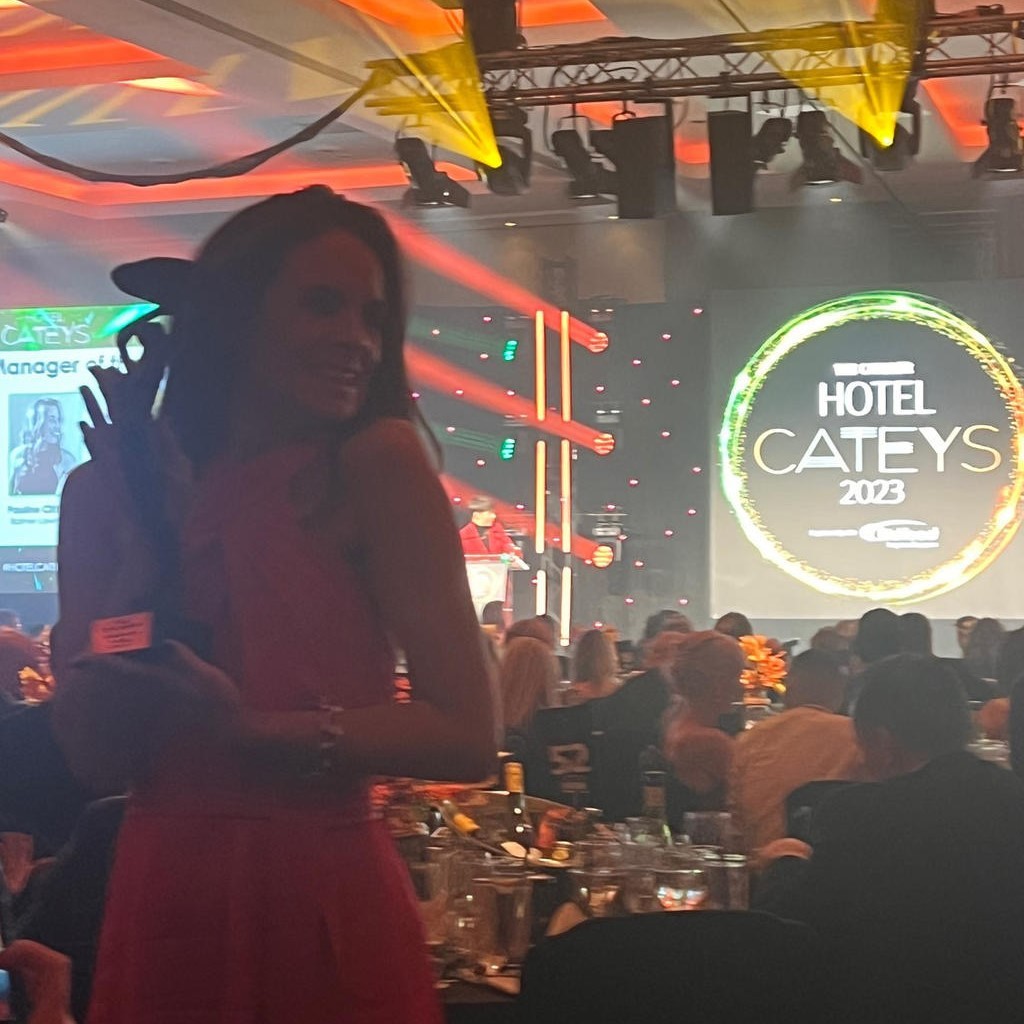 What an incredible evening at @Caterertweets Hotel Cateys last night! Huge congrats to South Lodge & Pennyhill Park for their award wins #proud 🏆 South Lodge winner of Sustainable Hotel Of The Year 🏆 Charlene Phipp, Pennyhill Park, Spa Professional Of The Year #HotelCateys