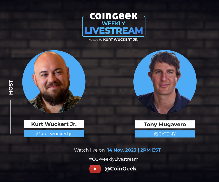 RealCoinGeek's tweet image. Join @kurtwuckertjr on #CGWeeklyLivestream with @0xT0NY, CEO of RAD NFTV. Explore the future of blockchain video streaming and how RAD can change landscape of payments for content creators🤓

Join us, the live chat is open: youtube.com/watch?v=L3p3Jy…