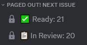 Look at that, the Ready team is winning. But you can still help the In Review team regain the lead by submitting an article to articles@pagedout.institute