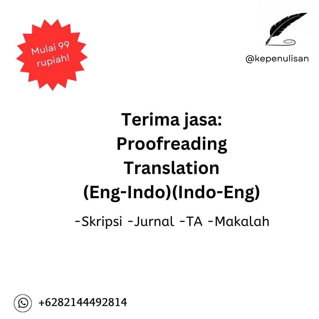 Proofreading and Translation (@kepenulisan) / Posts / X