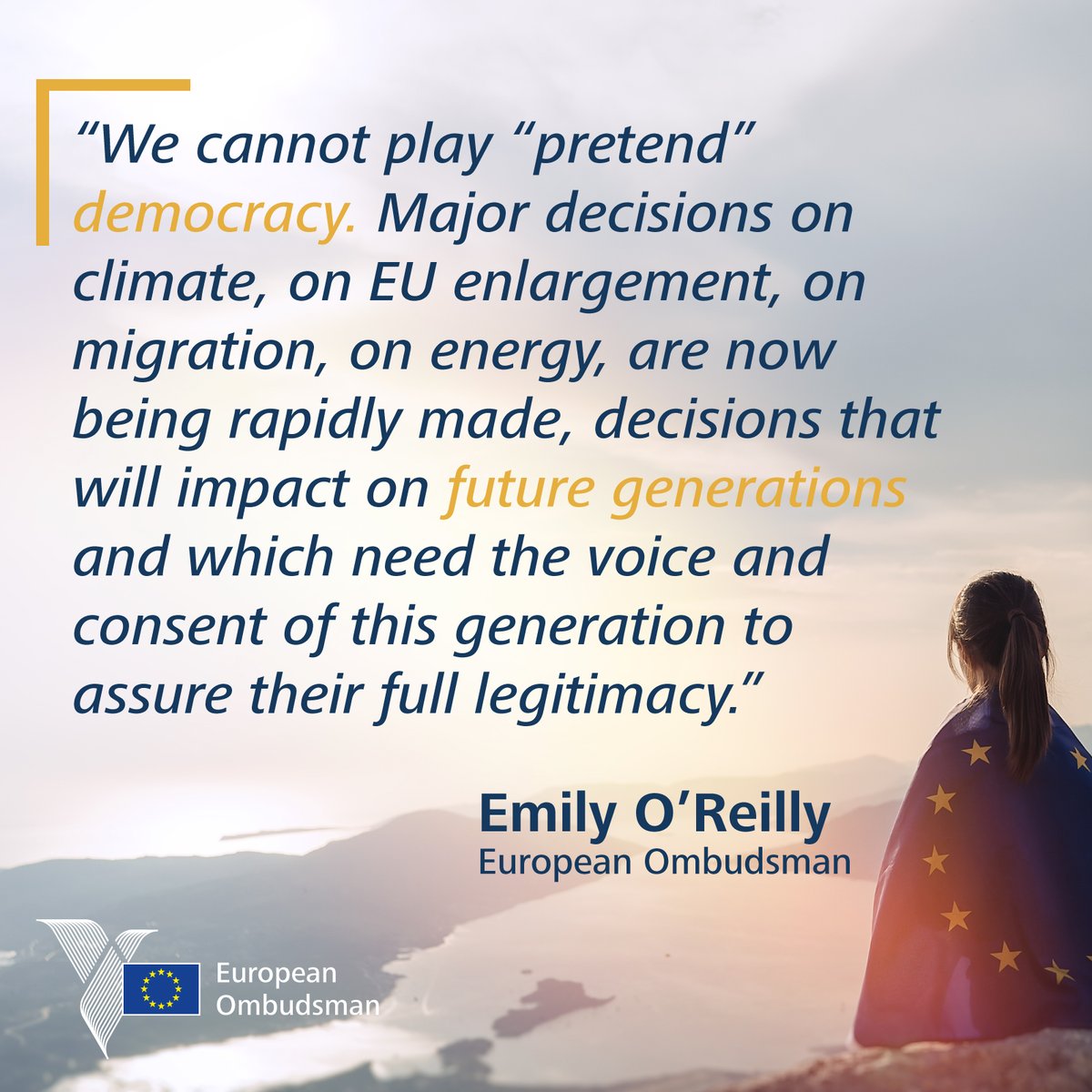 "Meaningful engagement should enable members of the public to understand how and why decisions are made," – European Ombudsman Emily O'Reilly speaks to the <a href="/EU_EESC/">European Economic and Social Committee</a> and <a href="/Green_Europe/">European Environmental Bureau</a> event on unmasking #citizenwashing.

Read her speech here: medium.com/@EUombudsman/u…