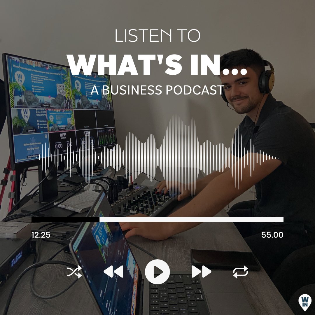 Listen to our livestreams in audio format anytime, anywhere with What's In... A Business Podcast! 🎧✨

Subscribe on Spotify to stay up to date with our latest episodes! 👇
spoti.fi/3tVqrOS 

#WhatsIn #WhatsInBristol #Podcast #Spotify #Bristol #BristolBusiness