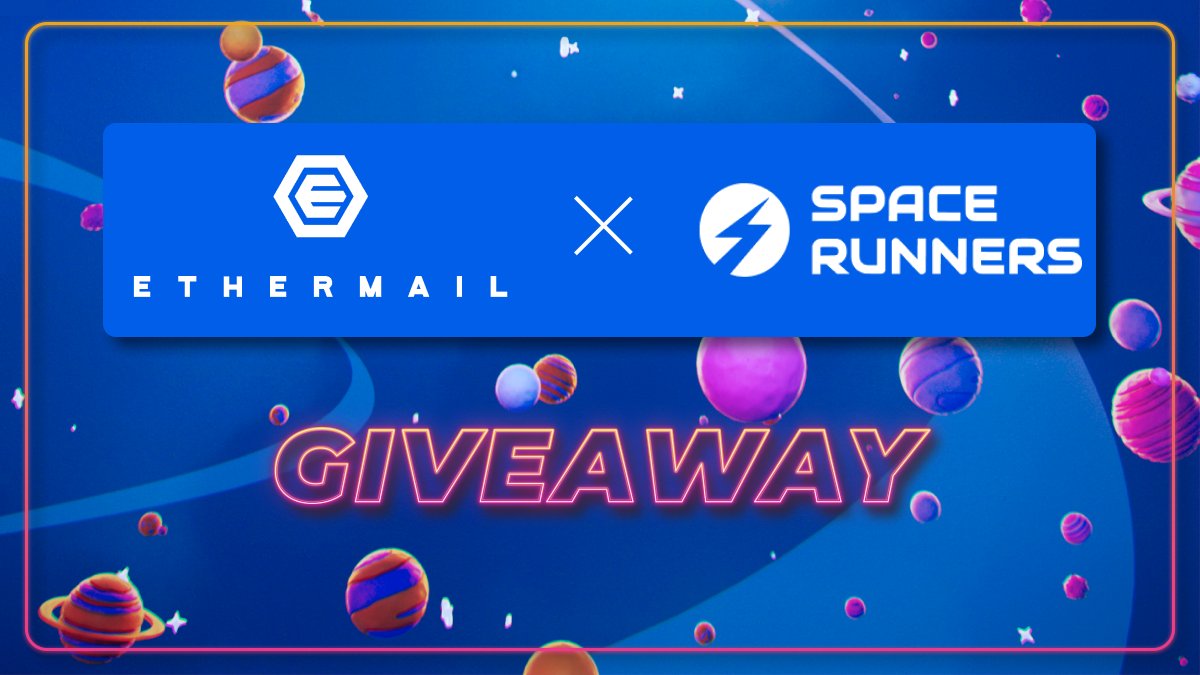 🌟 Giveaway alert with <a href="/SpaceRunnersNFT/">Space Runners (ABLO)</a>! 🌟
🎁 We're excited to bring you a special 48-hour giveaway! Here's your chance to win some amazing prizes.
To Enter: Sign up for the SpaceRunners newsletter via EtherMail - ethermail.io/community/spac…📧
Like ❤️ and Retweet 🔁 this post