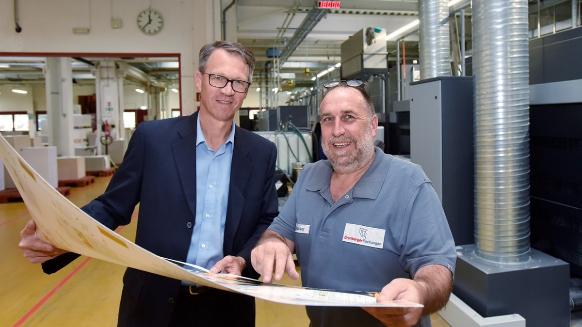 Bromberger Packungen, ein 120 Jahre altes Unternehmen, legt Wert auf langfristige Investitionen und Partnerschaften. Bei der Suche nach einer neuen Offsetdruckmaschine war die richtige Technologie ebenso wichtig wie eine partnerschaftliche Zusammenarbeit. fcld.ly/testimonial_br…