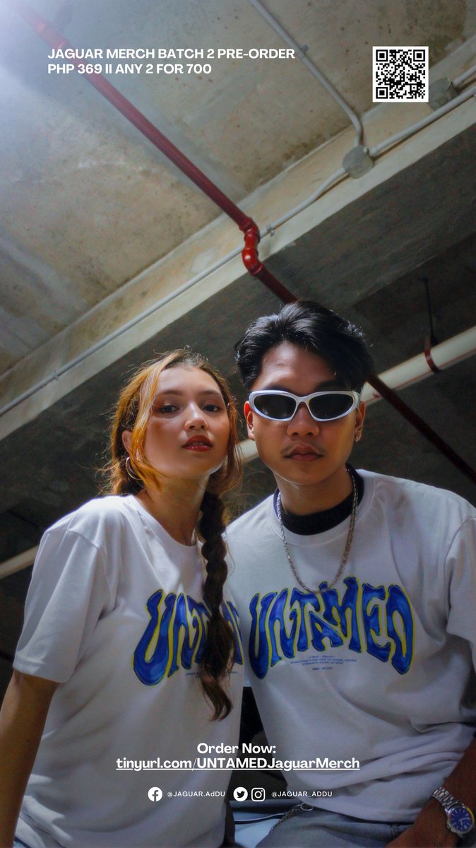 jaguar_addu's tweet image. 𝙏𝙝𝙚 𝙩𝙞𝙢𝙚 𝙞𝙨 𝙩𝙞𝙘𝙠𝙞𝙣𝙜!

Only 7 days left to grab your chance in Batch 2 pre-orders! 🐆 Don't miss out this time! 😉

Scan the QR code or click the link below:
tinyurl.com/UNTAMEDJaguarM…

Order now! 

#UNTAMEDBatch2 🐆
#MoveWithStyle 🕶